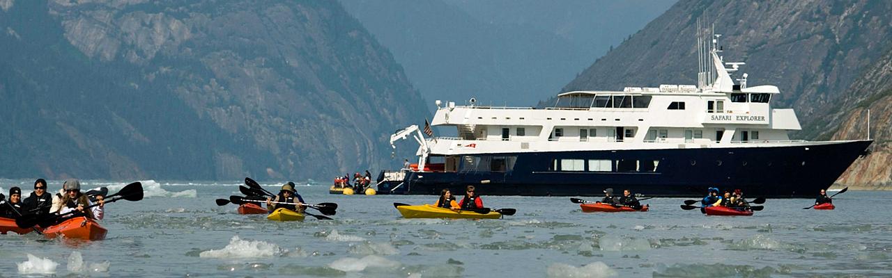 Kayaking Alaska, Endicott Arm, Alaska, Alaska Cruise, Alaska Nature Cruise, Naturalist Journeys