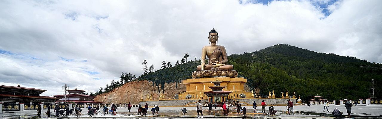 Great Buddha Dordenma, Christopher J. Fynn via Creative Commons  Bhutan Birding and Nature Tour, Bhutan Wildlife Tour, Naturalist Journeys Bhutan Birding and Wildlife Tour