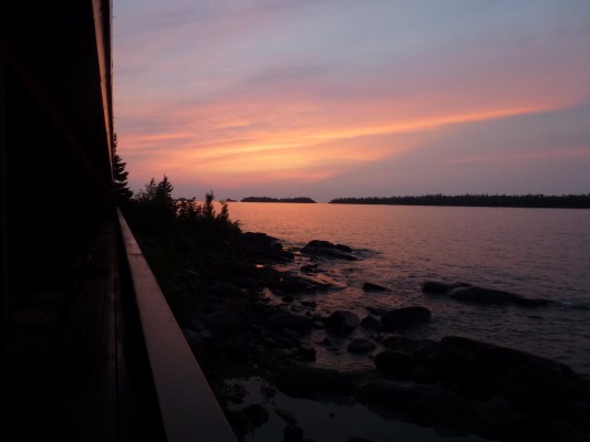 Lake Superior Sunset, Isle Royale, Northwoods Nature Tour, Michigan Nature Tour, Naturalist Journeys
